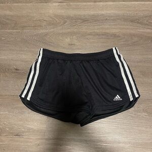 Adidas Women's Black Mesh Athletic Shorts